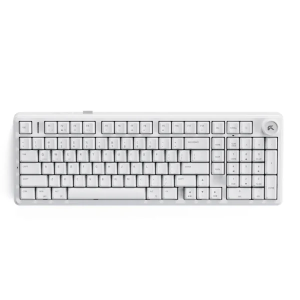 Cybeart Akula 99 98% Tri-Mode Wireless RGB Mechanical Gaming Keyboard | MKI Pre-Lubed Switches | White