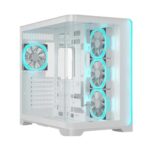 Ant Esports Crystal ARC Mid-Tower Gaming PC Cabinet – White