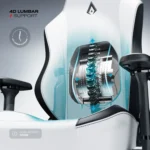 CYBEART Apex Series Arctic White Edition Pro Gaming Chair - Image 3