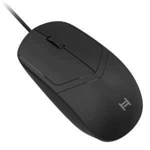 Hammok Aria USB Wired Optical Mouse | Ergonomic Design | Plug & Play | Black