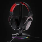 Redragon SCEPTER PRO HA300 RGB Headphone Stand with USB Hub - Image 6