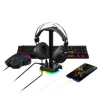 Redragon SCEPTER PRO HA300 RGB Headphone Stand with USB Hub - Image 2