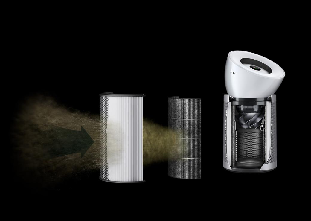 Dyson Purifier Big+Quiet BP02 Air Purifier (White/Satin Silver) - Image 5