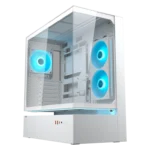 Cougar CFV235 Tempered Glass Mid Tower Gaming Cabinet (White) | ATX | ARGB Fans | USB Type-C | CGR-2DA4W