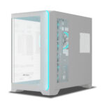 Ant Esports Crystal ARC Mid-Tower Gaming PC Cabinet – White - Image 4
