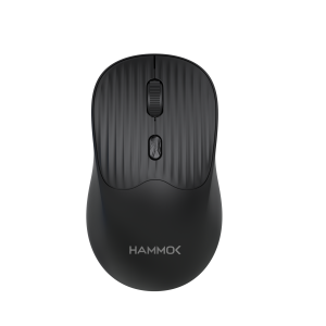 Elma Pro Wireless Mouse | Dual Mode 2.4GHz + Bluetooth 5.0 | Rechargeable | Ergonomic | Black