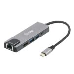 EVM 5-in-1 USB Type-C Hub with Gigabit Ethernet | 1000Mbps | PD Charging