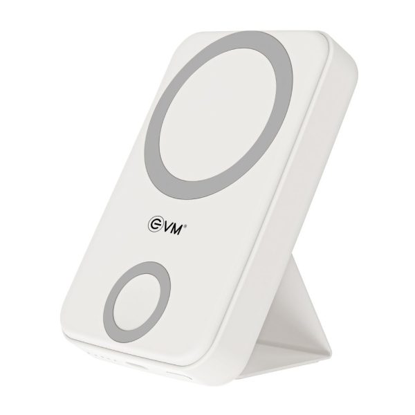 EVM EnMag Pro 10000mAh Magnetic Wireless Fast Charging Power Bank - White (EVM-P0308-WHT)