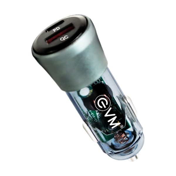 EVM EnPlug 38W PD + QC Fast Car Charger (EVM-CCR-04)