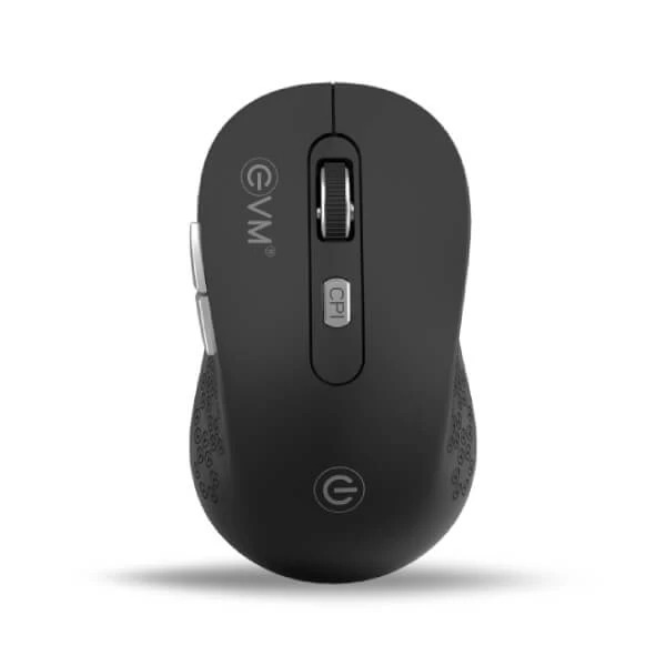 EVM EnOrb EWLM-360 2.4GHz Wireless Mouse | 6 Buttons | Adjustable 1600 DPI | Ergonomic Design | Black