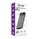EVM M.2 NVMe/SATA SSD Enclosure with USB Hub | Multi-Port Dock - Image 2