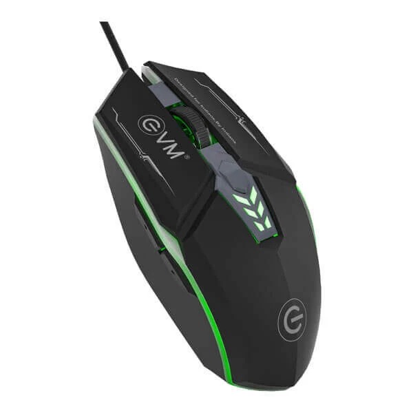 EVM M06063 USB Wired Gaming Mouse | High Precision Optical Sensor | Black