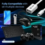 EVM USB OTG Cable USB 2.0 to Micro USB Silver– OTG-03 - Image 4