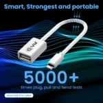 EVM USB OTG Cable USB 2.0 to Micro USB Silver– OTG-03 - Image 3