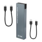 EVM M.2 SATA & NVMe SSD Enclosure USB 3.1 Gen 2 | 10Gbps High-Speed