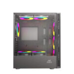 Ant Esports Elite 1200 RGB Mid-Tower Gaming PC Case with Modern Design – Black - Image 3