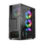 Ant Esports Elite 1120 RGB Gaming PC Cabinet – Black - Image 2