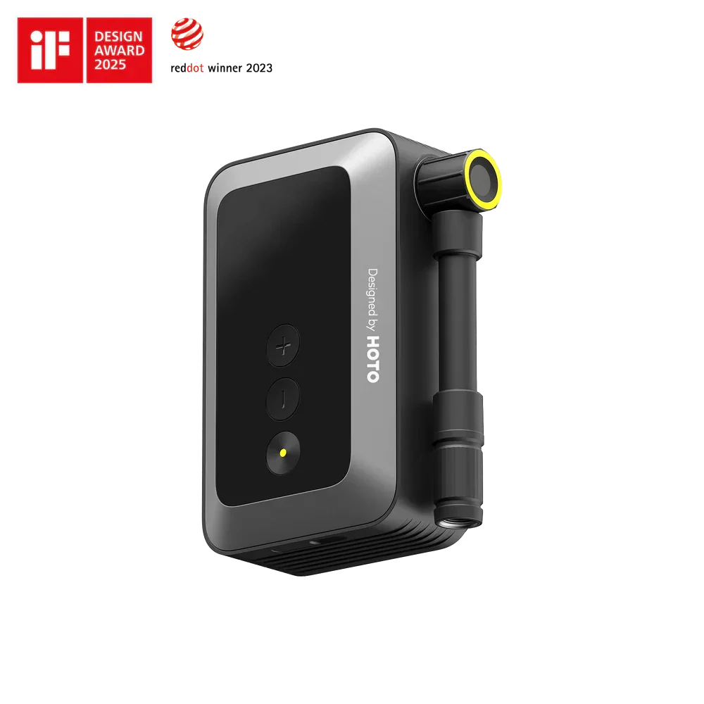 HOTO Pocket Air Pump | Compact Rechargeable Electric Tire Inflator QWCQA002