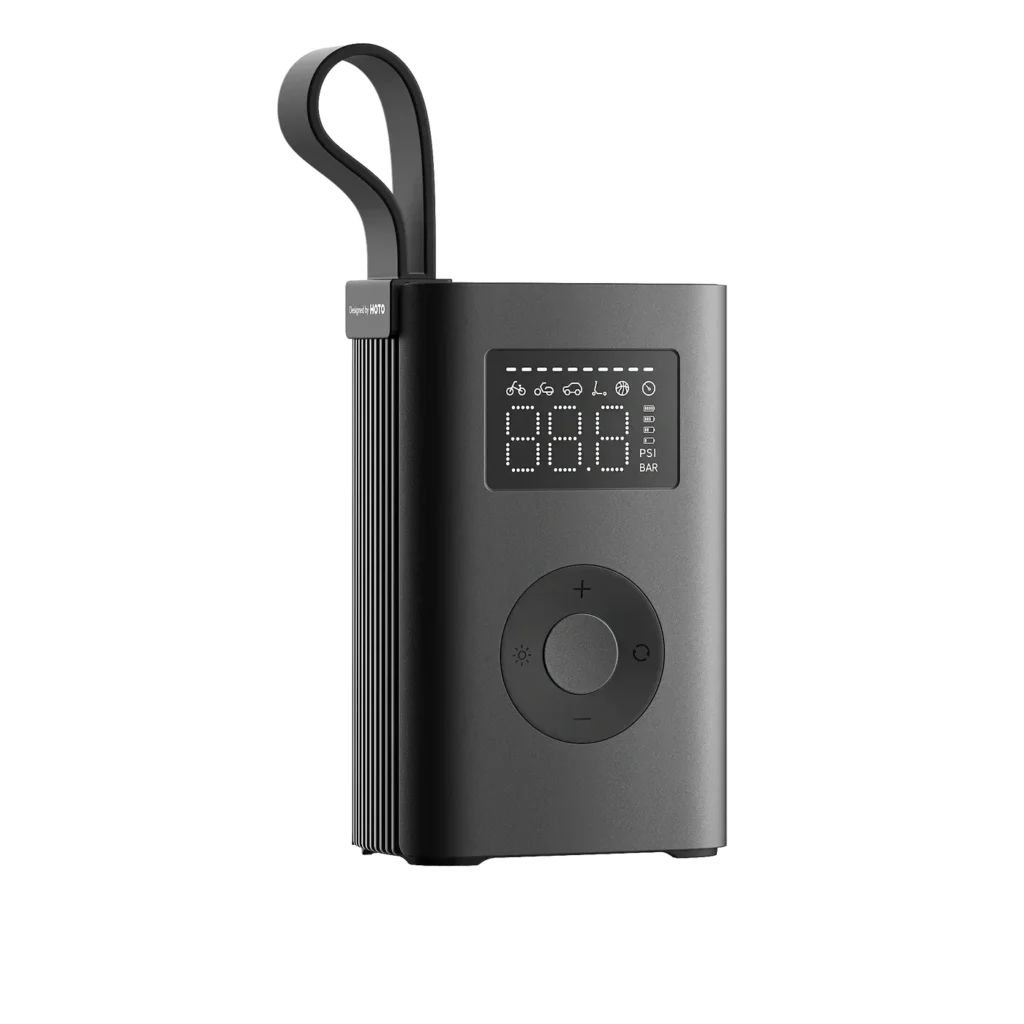 HOTO Electric Air Pump | Rechargeable Tire Inflator QWCQA001