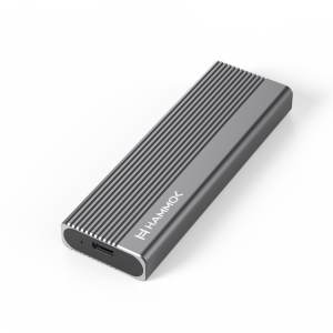 Hammok HURRY M.2 NVMe SSD Enclosure | USB 3.1 Gen 2 Type-C | 10Gbps | Supports Up to 2TB | Tool-Free