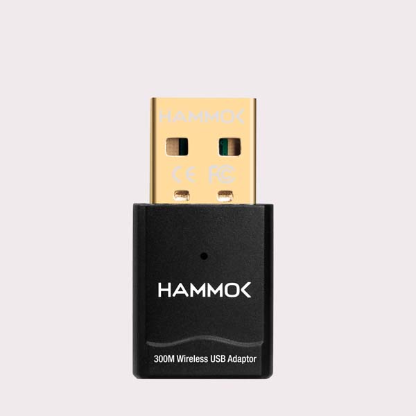 Hammok Lily USB WiFi Dongle Receiver 300Mbps Wireless USB Adapter |