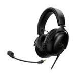 HyperX Cloud III Wired Gaming Headset | DTS Headphone: X Spatial Audio | 53mm Drivers | Noise-Cancelling Mic | Black (727A8AA) - Image 4