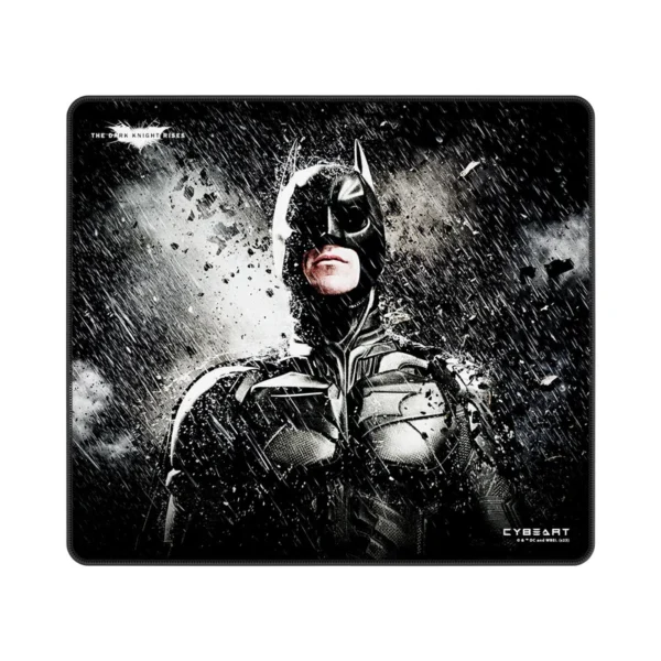 Cybeart Batman The Dark Knight Rises DC Comics Large Premium Licensed Gaming Mouse Pad | 450 × 400 × 4mm | Waterproof | Stitched Edges
