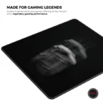 Cybeart Ghost Black Large Premium Gaming Mouse Pad | 450 × 350 × 4mm | Rapid Series - Image 3
