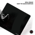 Cybeart Ghost Black Large Premium Gaming Mouse Pad | 450 × 350 × 4mm | Rapid Series - Image 2