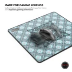 Cybeart House Stark Game of Thrones Large Premium Gaming Mouse Pad | 450 × 400 × 4mm | Waterproof | Stitched Edges - Image 2
