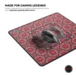 Cybeart House Targaryen Game of Thrones Large Premium Gaming Mouse Pad | 450 × 400 × 4mm | Waterproof | Stitched Edges - Image 3