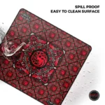 Cybeart House Targaryen Game of Thrones Large Premium Gaming Mouse Pad | 450 × 400 × 4mm | Waterproof | Stitched Edges - Image 2