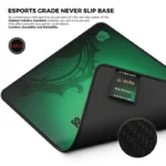 Cybeart Slytherin Harry Potter Large Premium Licensed Gaming Mouse Pad | 450 × 350 × 4mm | Rapid Series - Image 2
