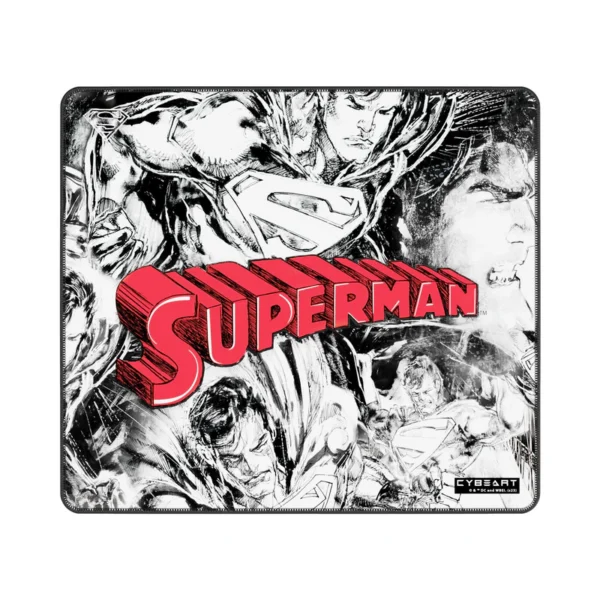 Cybeart Superman Jim Lee Edition DC Comics Large Premium Licensed Gaming Mouse Pad | 450 × 350 × 4mm | MP-RA45-SM04