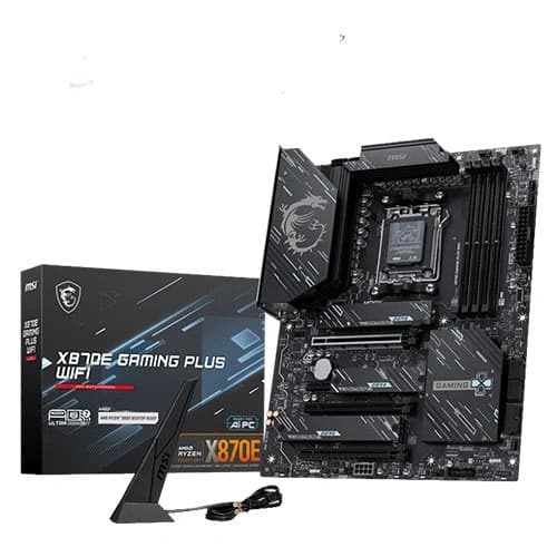 MSI X870E GAMING PLUS WIFI AMD X870E AM5 DDR5 ATX Gaming Motherboard