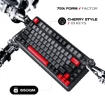 Cybeart Nighthawk 75 Signature Edition 75% Tri-Mode Wireless RGB Mechanical Gaming Keyboard | Hot-Swappable | Black/Red/Gray - Image 5