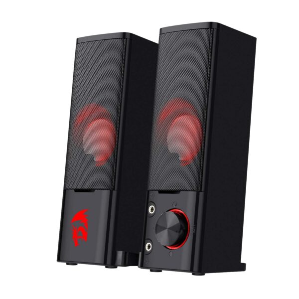 Redragon GS550 Orpheus 2.0 Stereo Gaming Speakers | USB Powered Soundbar | Black