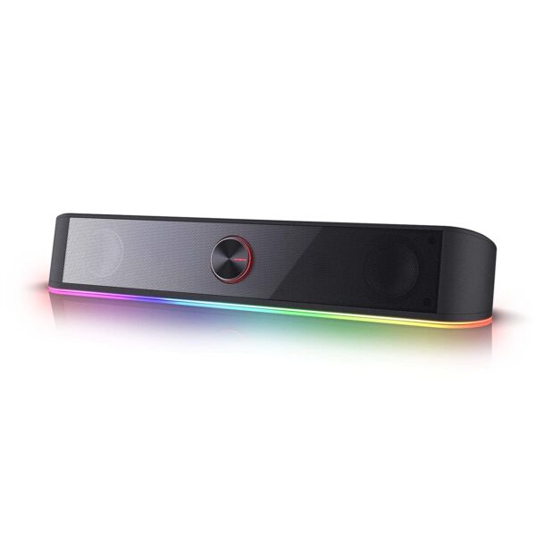 Redragon GS560 Adiemus RGB 2.0 Gaming Soundbar | USB Powered Stereo Speakers | Black