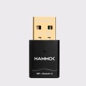 Hammok Ryan USB Wi-Fi + Bluetooth Dongle Receiver | 150Mbps Wireless USB Adapter | Bluetooth 4.2