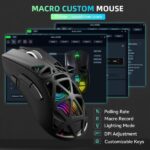 AULA SC620 Bluetooth 5.3 + 2.4GHz Wireless Gaming Mouse – Black - Image 2