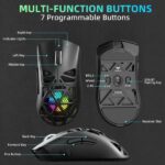 AULA SC620 Bluetooth 5.3 + 2.4GHz Wireless Gaming Mouse – Black - Image 3