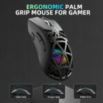 AULA SC620 Bluetooth 5.3 + 2.4GHz Wireless Gaming Mouse – Black - Image 5