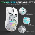 AULA SC620 Bluetooth 5.3 + 2.4GHz Wireless Gaming Mouse – white - Image 4