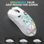 AULA SC620 Bluetooth 5.3 + 2.4GHz Wireless Gaming Mouse – white - Image 5