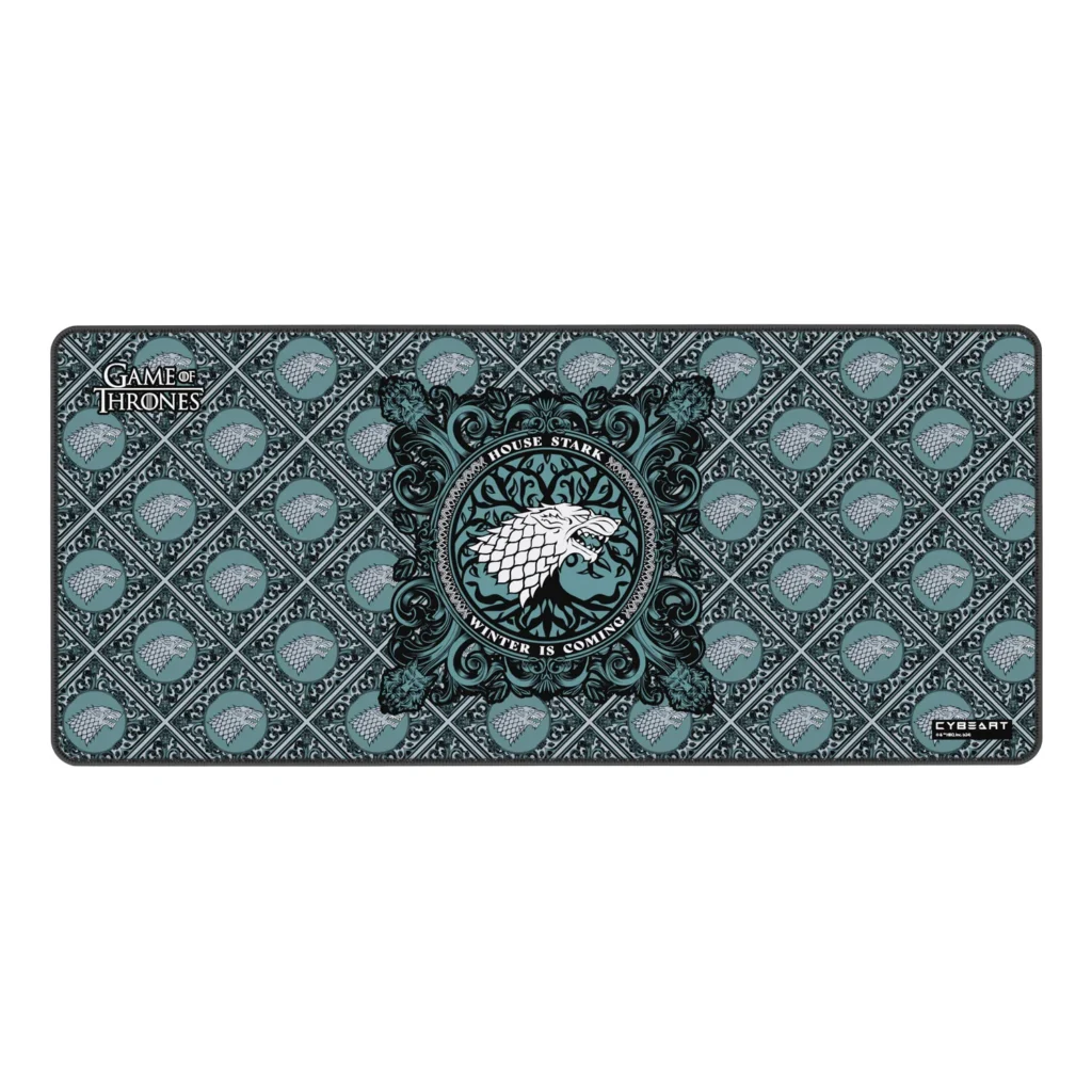 CYBEART Licensed - House Stark Edition XXL Gaming Mouse Pad