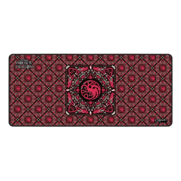 CYBEART Licensed - House Targaryen Edition XXL Gaming Mouse Pad