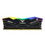 TEAMGROUP T-FORCE DELTA RGB 16GB (1x16GB) DDR5 6000MHz CL38 Desktop Memory - Black