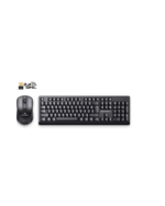 Hammok Onyx Wireless Rechargeable Keyboard & Mouse Combo | 2.4GHz | Full-Size Keyboard | Adjustable DPI Mouse