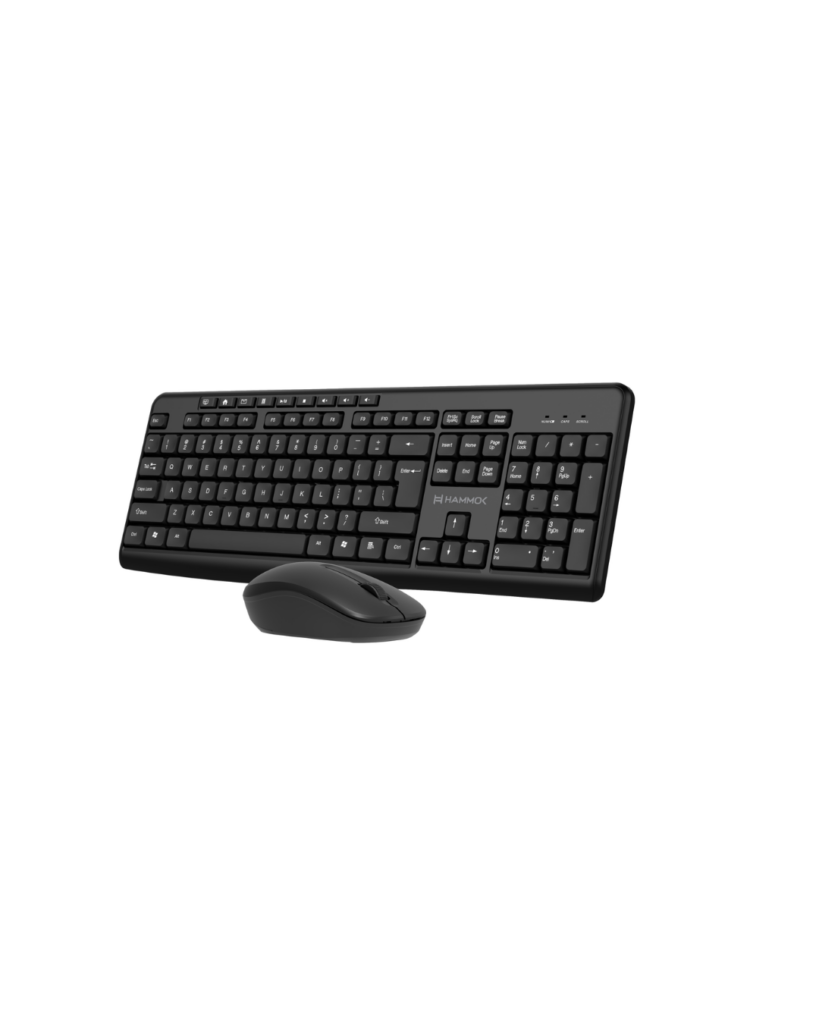 Hammok Clara Wireless Keyboard & Mouse Combo | 2.4GHz Wireless | Plug & Play | 1000 DPI Mouse