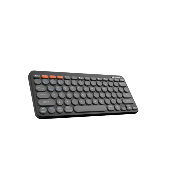 Hammok Flex Multi-Device Wireless + Bluetooth Keyboard | Dual Mode | Rechargeable | Multi-OS Compatible